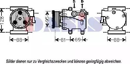 AKS Dasis 851832N - Compressore, Climatizzatore autozon.pro