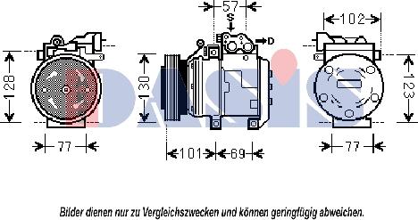 AKS Dasis 851837N - Compressore, Climatizzatore autozon.pro