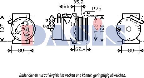 AKS Dasis 851829N - Compressore, Climatizzatore autozon.pro