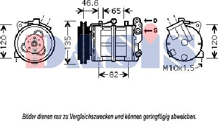 AKS Dasis 851823N - Compressore, Climatizzatore autozon.pro