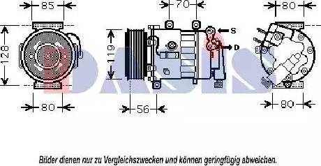 AKS Dasis 851871N - Compressore, Climatizzatore autozon.pro