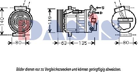 AKS Dasis 851877N - Compressore, Climatizzatore autozon.pro