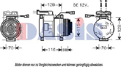 AKS Dasis 851396N - Compressore, Climatizzatore autozon.pro