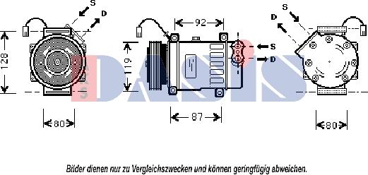 AKS Dasis 851369N - Compressore, Climatizzatore autozon.pro