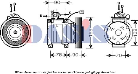 AKS Dasis 851389N - Compressore, Climatizzatore autozon.pro