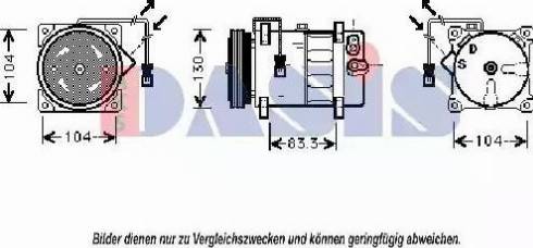 AKS Dasis 851384N - Compressore, Climatizzatore autozon.pro