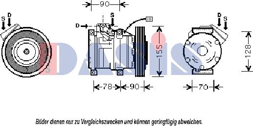 AKS Dasis 851386N - Compressore, Climatizzatore autozon.pro