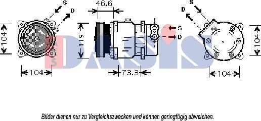 AKS Dasis 851371N - Compressore, Climatizzatore autozon.pro