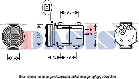 AKS Dasis 851378N - Compressore, Climatizzatore autozon.pro