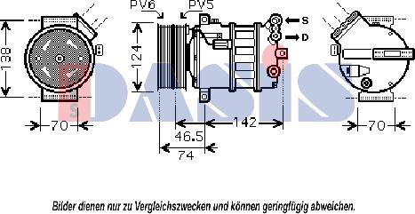 AKS Dasis 851799N - Compressore, Climatizzatore autozon.pro