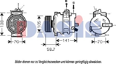 AKS Dasis 851796N - Compressore, Climatizzatore autozon.pro