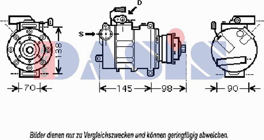 AKS Dasis 851797N - Compressore, Climatizzatore autozon.pro