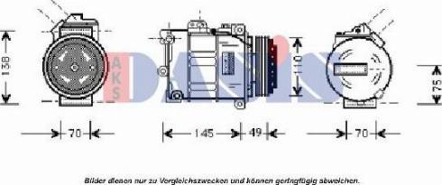 AKS Dasis 858090N - Compressore, Climatizzatore autozon.pro