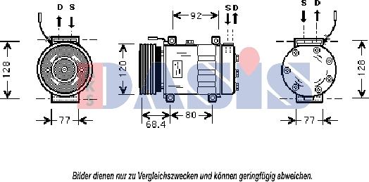 AKS Dasis 853560N - Compressore, Climatizzatore autozon.pro