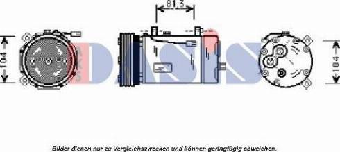 AKS Dasis 853670N - Compressore, Climatizzatore autozon.pro