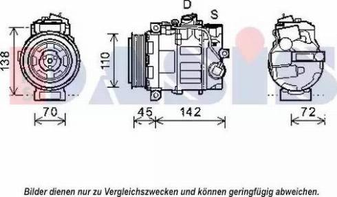 AKS Dasis 852595N - Compressore, Climatizzatore autozon.pro