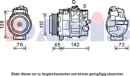 AKS Dasis 852592N - Compressore, Climatizzatore autozon.pro