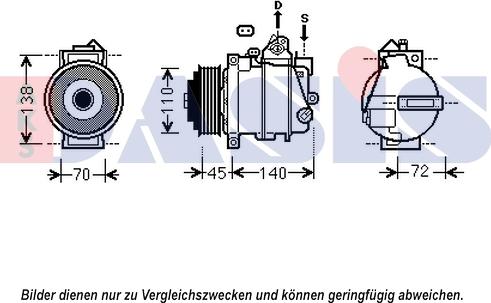 AKS Dasis 852597N - Compressore, Climatizzatore autozon.pro