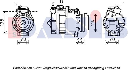 AKS Dasis 852542N - Compressore, Climatizzatore autozon.pro