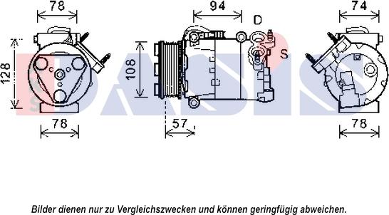 AKS Dasis 852556N - Compressore, Climatizzatore autozon.pro