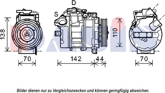 AKS Dasis 852551N - Compressore, Climatizzatore autozon.pro