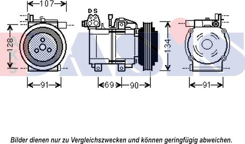 AKS Dasis 852566N - Compressore, Climatizzatore autozon.pro