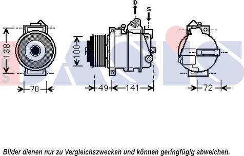 AKS Dasis 852584N - Compressore, Climatizzatore autozon.pro