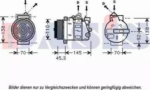 AKS Dasis 852579N - Compressore, Climatizzatore autozon.pro