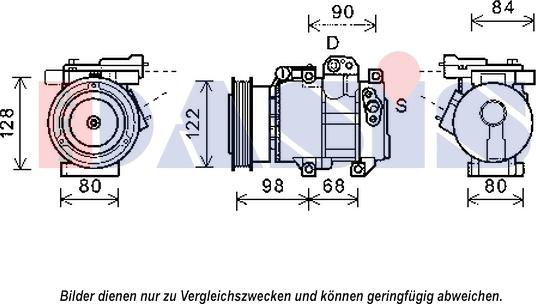 AKS Dasis 852576N - Compressore, Climatizzatore autozon.pro