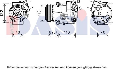 AKS Dasis 852691N - Compressore, Climatizzatore autozon.pro