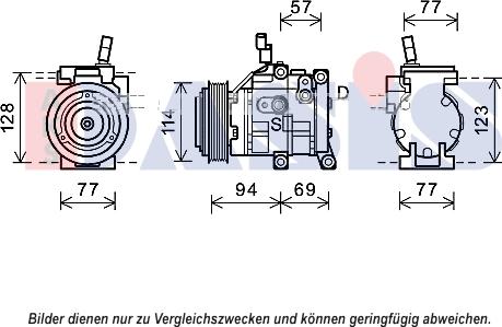 AKS Dasis 852668N - Compressore, Climatizzatore autozon.pro