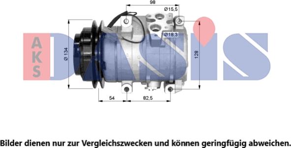 AKS Dasis 852600N - Compressore, Climatizzatore autozon.pro