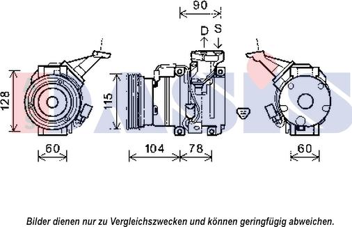 AKS Dasis 852619N - Compressore, Climatizzatore autozon.pro