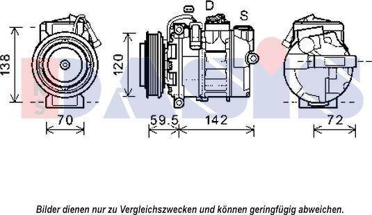 AKS Dasis 852613N - Compressore, Climatizzatore autozon.pro