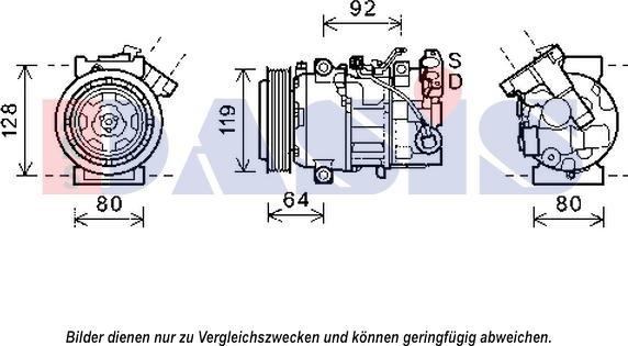 AKS Dasis 852612N - Compressore, Climatizzatore autozon.pro