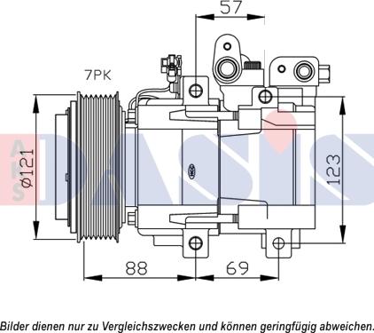 AKS Dasis 852672N - Compressore, Climatizzatore autozon.pro