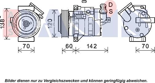 AKS Dasis 852804N - Compressore, Climatizzatore autozon.pro