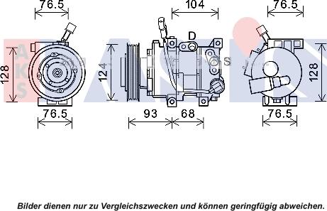 AKS Dasis 852814N - Compressore, Climatizzatore autozon.pro