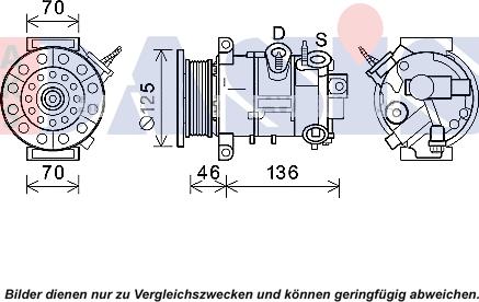 AKS Dasis 852811N - Compressore, Climatizzatore autozon.pro