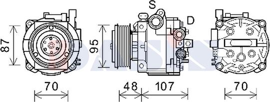 AKS Dasis 852871N - Compressore, Climatizzatore autozon.pro