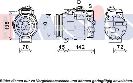 AKS Dasis 852714N - Compressore, Climatizzatore autozon.pro