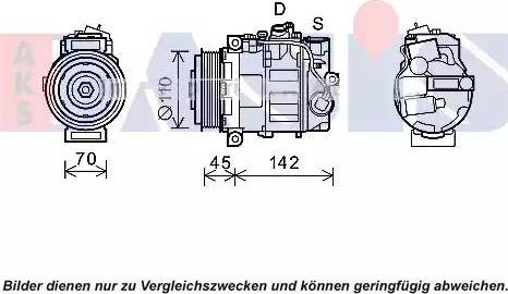 AKS Dasis 852712N - Compressore, Climatizzatore autozon.pro