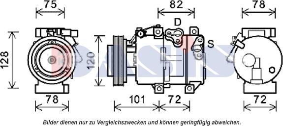 AKS Dasis 852738N - Compressore, Climatizzatore autozon.pro