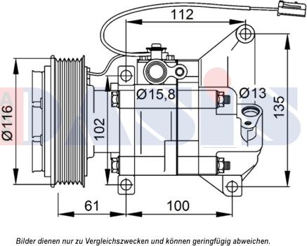 AKS Dasis 852775N - Compressore, Climatizzatore autozon.pro