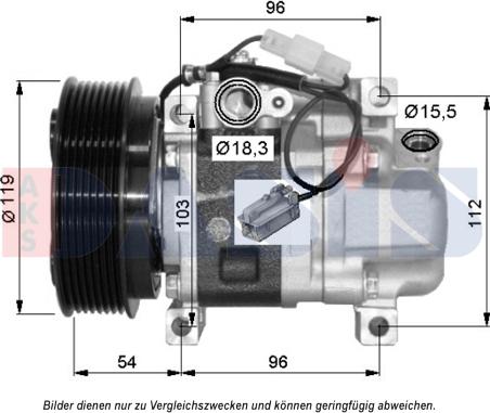 AKS Dasis 852776N - Compressore, Climatizzatore autozon.pro