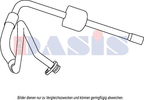 AKS Dasis 885903N - Condotto d. bassa / alta pressione, Climatizzatore autozon.pro