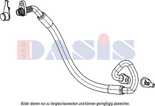 AKS Dasis 885896N - Condotto alta pressione, Climatizzatore autozon.pro