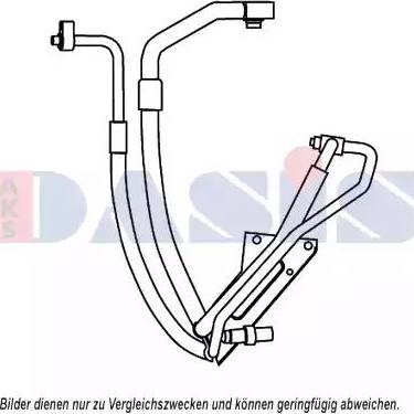 AKS Dasis 885852N - Condotto alta pressione, Climatizzatore autozon.pro