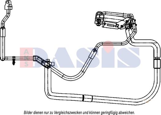 AKS Dasis 885874N - Condotto d. bassa / alta pressione, Climatizzatore autozon.pro