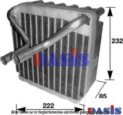 AKS Dasis 820620N - Evaporatore, Climatizzatore autozon.pro